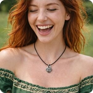 Elegant Silver Celtic Knot Pendant Necklace